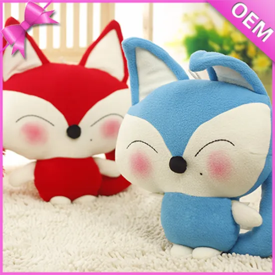 8" Standing Cute Fox Plush Toy, Plush Fox Baby Toy, Plush Fox Toy