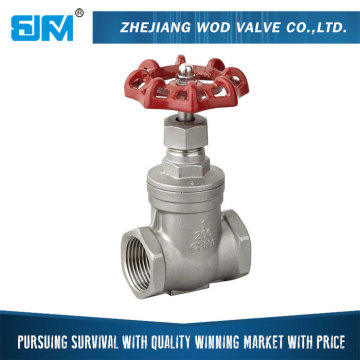 1/2-4 inch stainless steel ss304 and ss316 female thread gate valve 200 PSI