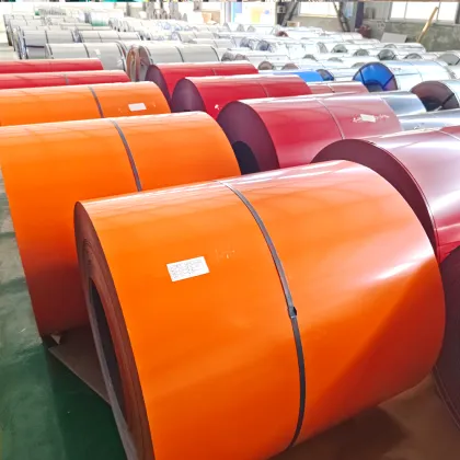 Baowu Steel Group DX51D PPGI Steel Coils - Binzhou Bis Certificate Bright and Matte Finish Black Boxing