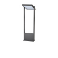 Grey surface solar floor lamp