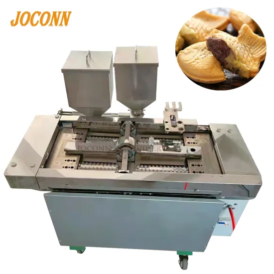 Commercial Corn Koala Taiyaki and Ice Cream Waffle Bubble Forming Machine with Sweet Red Bean Filling