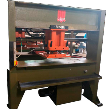 İkinci el SP588 Atom Ayakkabı Yapım Makinesi - Deri Terlik Sole Die Kesme Ekipmanı