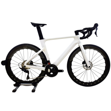 Yawb-gld-arrow T700+T800 จักรยานถนนคาร์บอนไฟเบอร์พร้อมอุปกรณ์เสริม Shimano เต็มรูปแบบและเบรกดิสก์