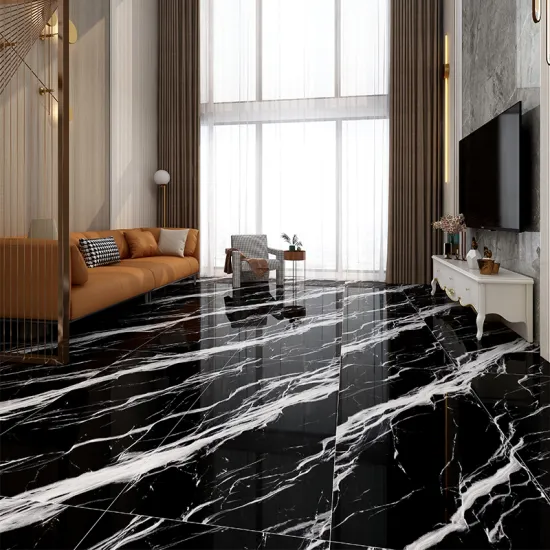 High-End Luxury 750x1500mm Full Body Glossy Marble Slab Porcelain Tiles - Perfect for Complete Body Flooring and Wall Coverage