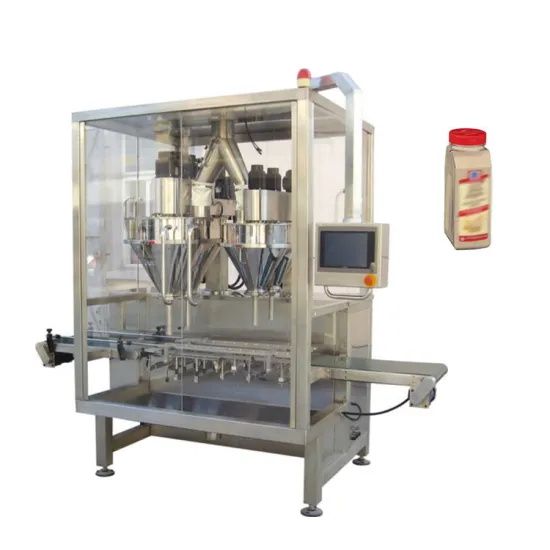 High-Efficiency Automatic Powder Granule Filling and Weighing Machine for Bottle Packaging