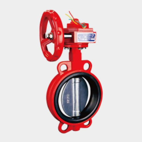 Fire clamp signal butterfly valve