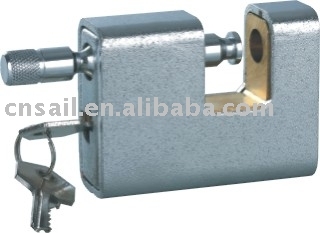 Heavy Duty Chrome Steel Covered Padlock