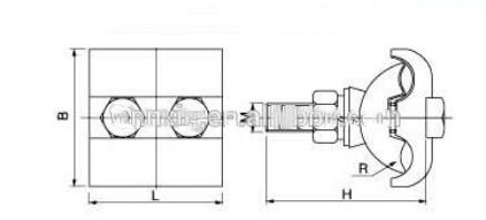 JBTL Cu-Al Specific Form PG Clamp