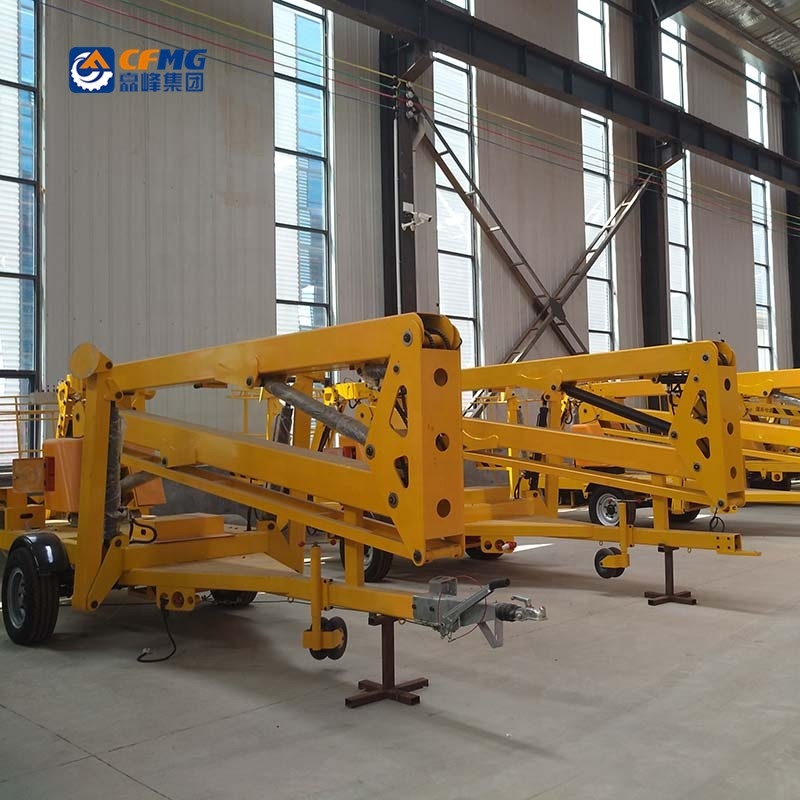 Hydraulic Spider Boom Lift with Diesel and Batteries - Aerial Working Platform