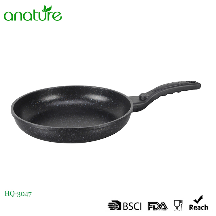 Die Cast Marble Coating Aluminum Cookware Fry Pan