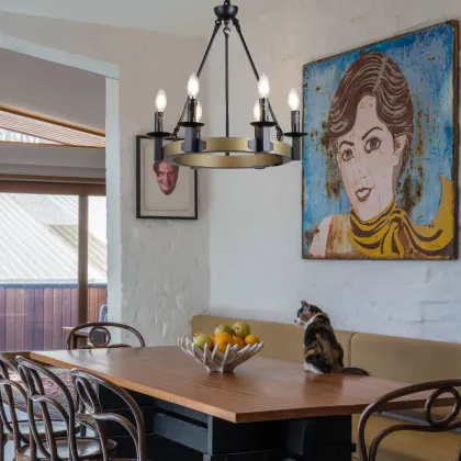 Latest American Retro Industrial Chandelier Designs for Living Rooms