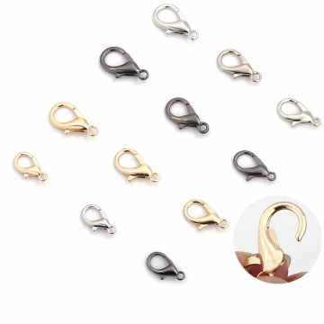 BC051 Lobster Hooks: Zinc Alloy Rotary Buckle, Swivel Metal Snap Hook for Handbag Hardware Accessories