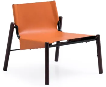 Modern Nordic Style Outdoor Leisure Chair Artificial Leather Relax Outdoor Chair for Living Room