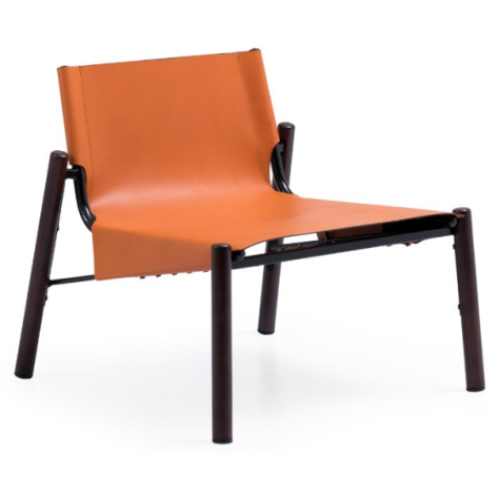 Modern Nordic Style Outdoor Leisure Chair Artificial Leather Relax Outdoor Chair for Living Room