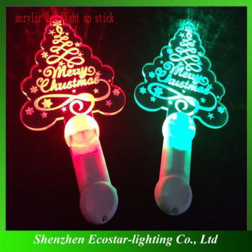 led light up stick,custom acrylic material led stick,christmas light led stick