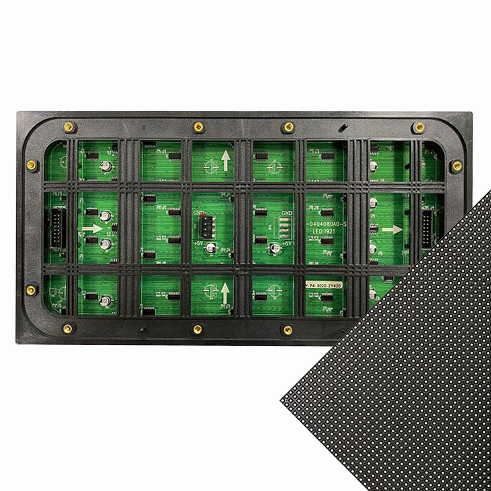 Interior a todo color SMD RGB P4 256*128mm SMD HUB75 64*32 MÓDULO DE PANTALLA Le Interior a todo color SMD RGB P4 256*128mm SMD HUB75 64*32 MÓDULO DE PANTALLA Le
