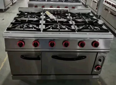 4-Burner Gas Stove with Oven