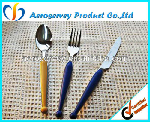 Plastic-Handle Stainless Steel Cutlery
