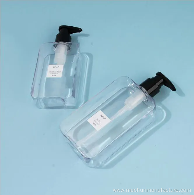 Hand Wash Liquid Square Shampoo Bottle