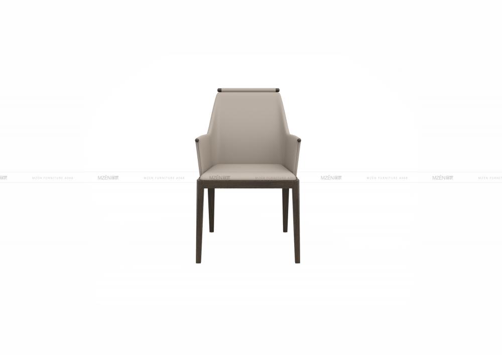 Elegant design leather dining chair