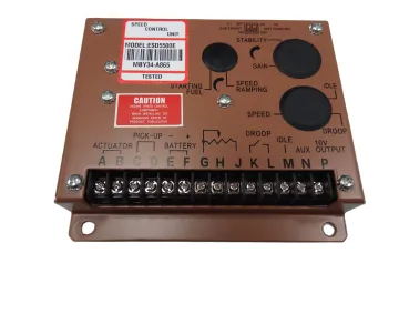 Generator Genst Electronic Speed Control Unit and Speed Governor Controller Models Overview: ESD5500E, ESD5111, ESD5550, ESD5330, ESD2241, ADD103, ADD175