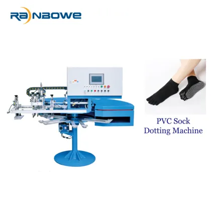 RB-12PS Silicone Sock Dotting Machine with PVC Dotting Function: Precision Textile Embellishment Tool