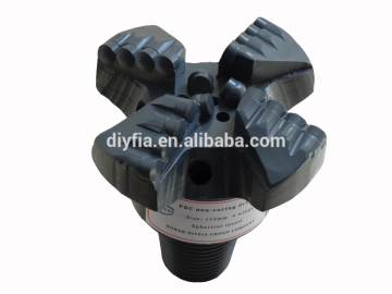 4 wings 153mm PDC Hard rock non-coring diamond oil drill bit