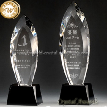 High quality Crazy Selling glass football shape crystal trophy