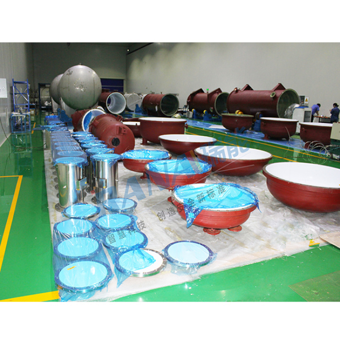 Рэзервуар з PTFE пакрыццём для захоўвання электроннай вады высокай чысціні