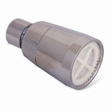 ABS Plastic Handheld Personal Showerhead with Chrome Plating Finish and Self Cleaning