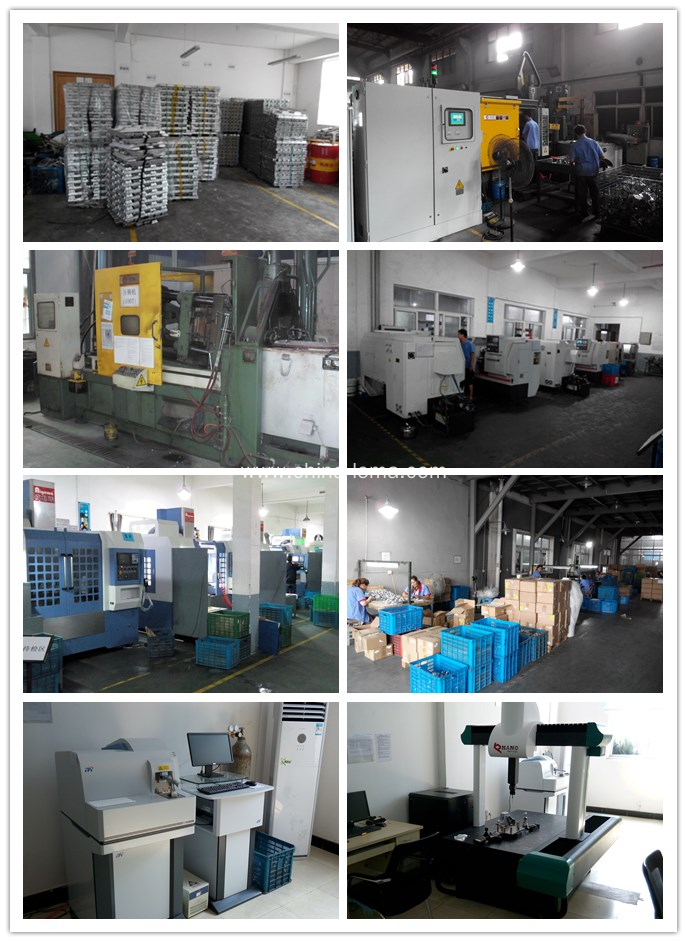 Production of aluminum and zinc die casting parts