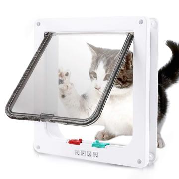 4 yollu kilitleme kedi kapağı ile toptan hava koşullarına dayanıklı akıllı kedi kapısı