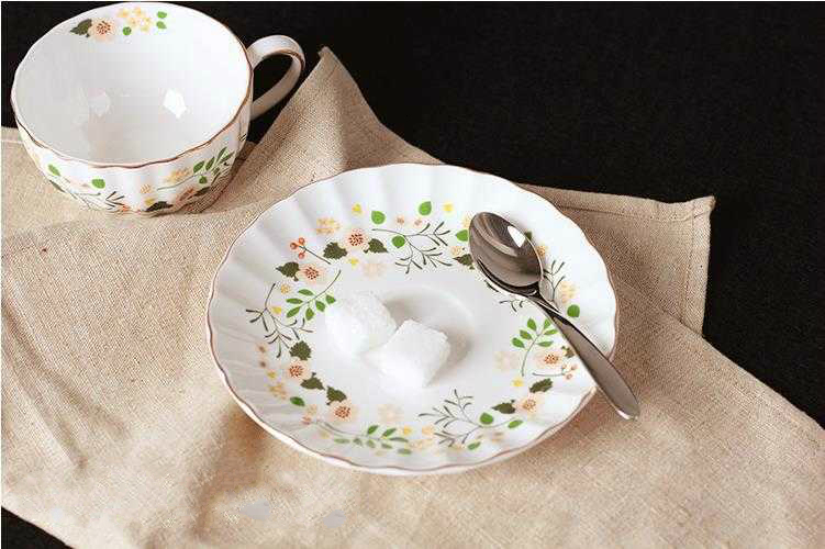 ASA à table Coffee Cup with Coaster / Saucer, Fine Bone China