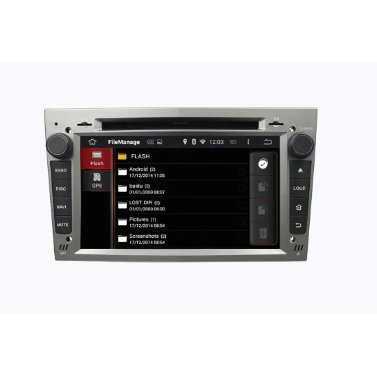 Silver Opel car dvd player for MERIVA 2006-2011