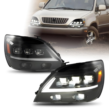 ไฟหน้า HCMotionz LED สำหรับ Lexus RX330 RX350 RX400H 1998-2003