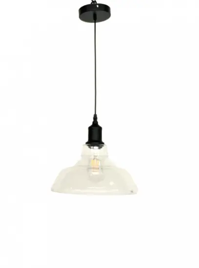 Clear glass modern indoor house pendant lamp