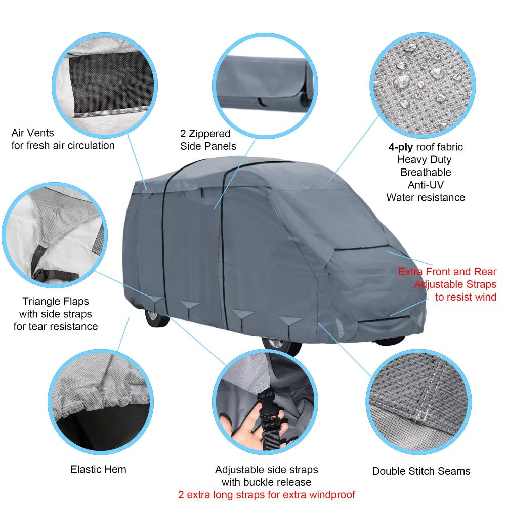 Klasa B Camper Cover 4 warstwy pasuje do 20&#39;-23 &#39;