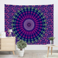 Bohemian Tapestry Mandala Wall Hanging Indian Style Boho Psychedelic Tapestry for Livingroom Bedroom Home Dorm Decor Purple