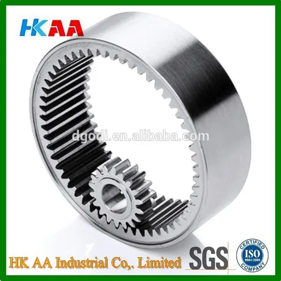 internal and external spur ring gears, reduction spur ring gears