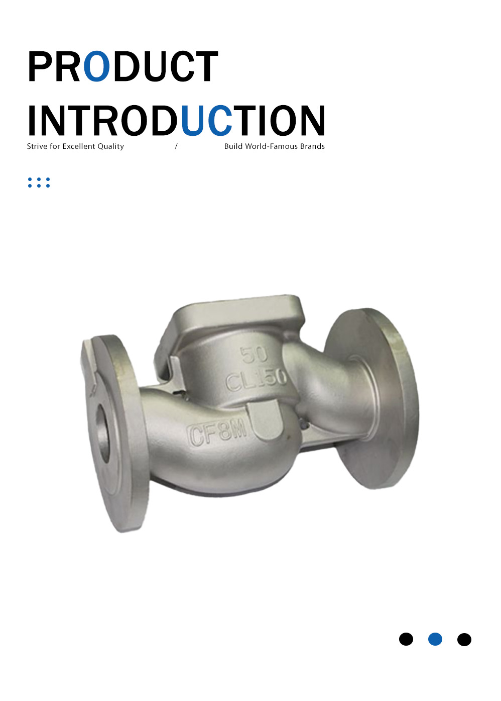 Stainless Steel Check Valve Body (Casting)