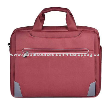 Fashion Red Women's Laptop Bag, Fully Padded Laptop Compartment, Available in Various Sizes