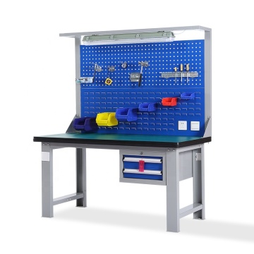 Industrial Heavy Duty Workbench with Rack and Electronic Table