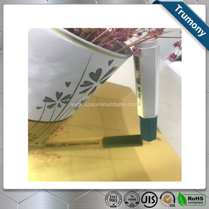 80 reflectivity ACP Golden Aluminum mirror composite plate