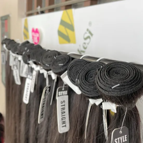 10a Grade Hair Weave Bundles Double Drawn Cuticle Aligned Weave Brazilian Remy Virgin Hair Extension With Boxes Weave Packaging