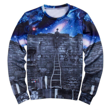 3D design round neck long-sleeve print funny sweatshirts