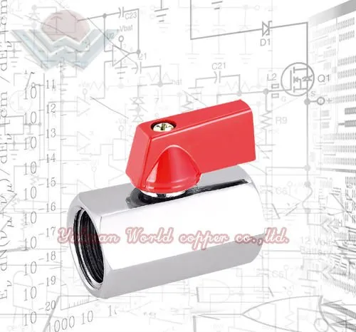 WD-2118 Polished Chromed Brass Mini Ball Valve