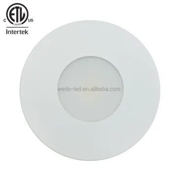 ETL Certified 12VDC CRI90 CCT Adjustable 3W Dimmable LED Puck Light with White Trim