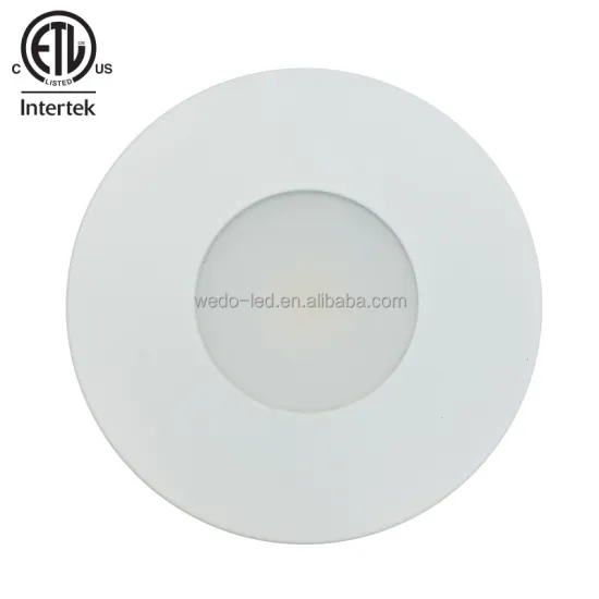 ETL Certified 12VDC CRI90 CCT Adjustable 3W Dimmable LED Puck Light with White Trim