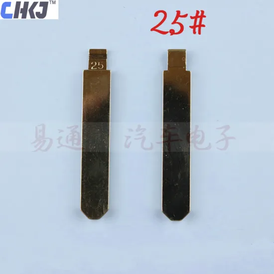 CHKJ 10PCS for All New Honda Accord Fit Odyssey HON66 Replacement Metal Blank Uncut Flip KD/VVDI/JMD Remote Key Blade Type #25