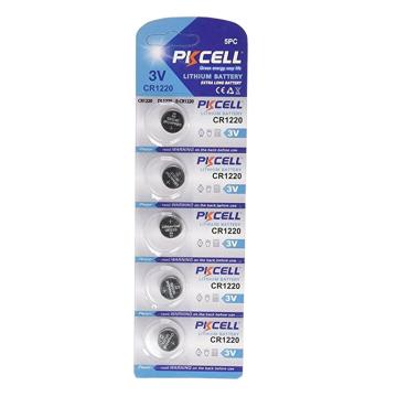 Batteria di cella del pulsante di litio CR1220 40MAH 3V